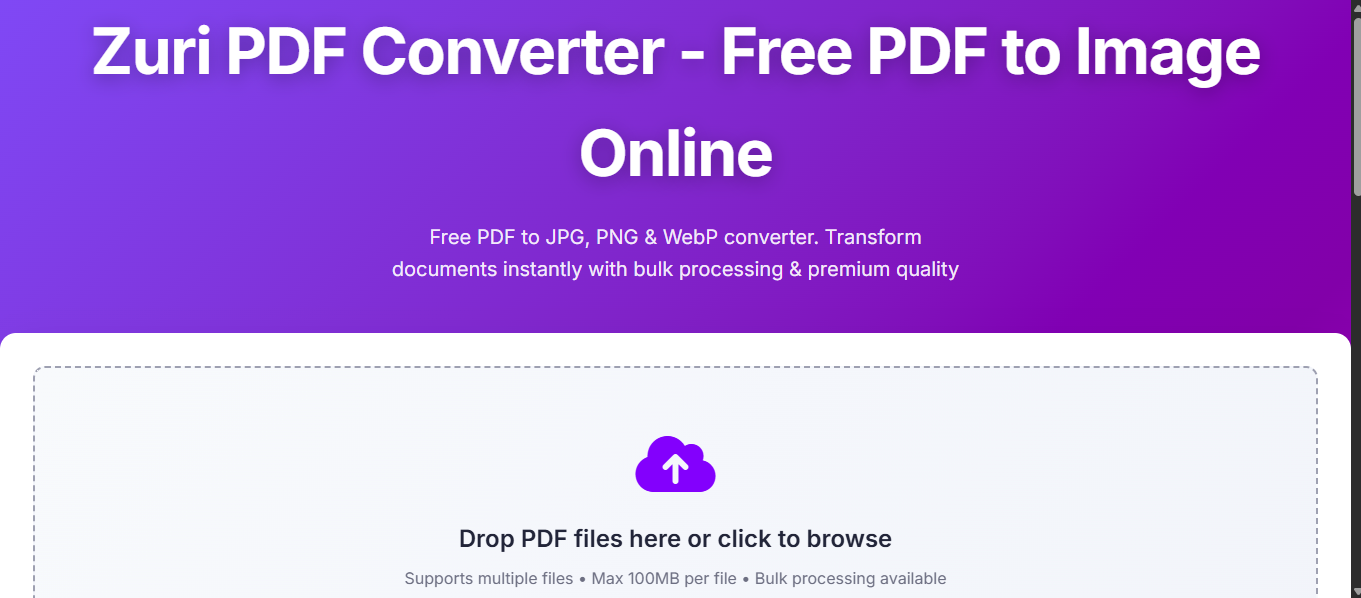 PDF Converter web tool